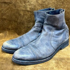 All Saints Rear Zip Up Ankle Boots